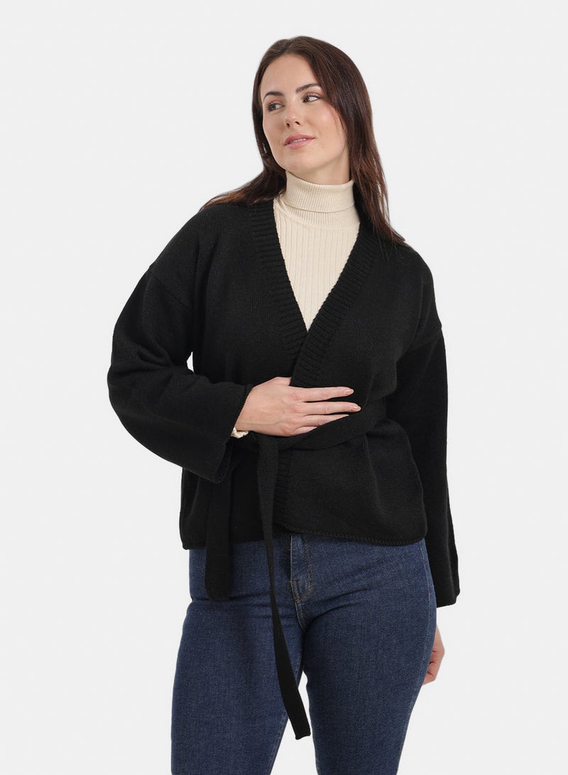 Carina كارديجان محبوك بحواف مضلعة - Image 1
